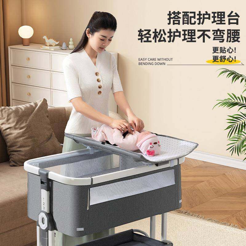 婴摇儿儿床拼接大757宝宝床儿童摇篮床床多功能婴儿睡床便携式新