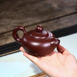 宜兴名原茶矿紫朱泥紫FVL砂施壶大品家壶卡盖西茶壶精品泡茶壶招