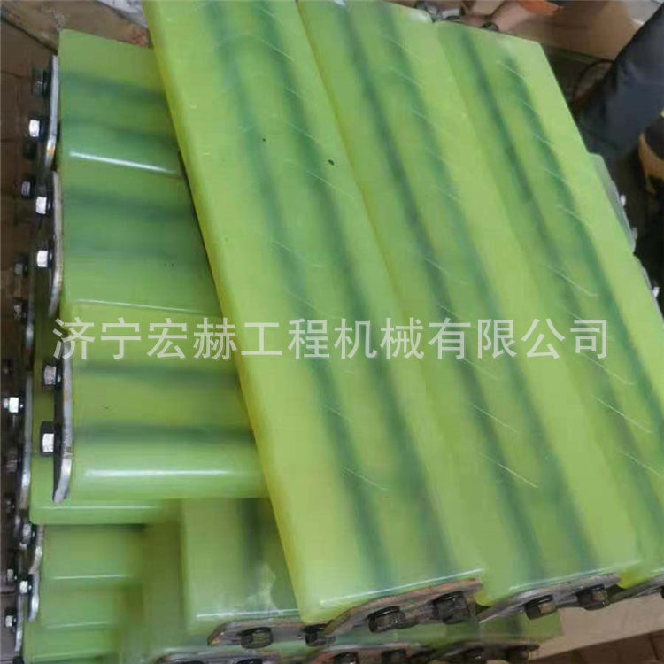 挖掘机R60-7牛筋履带板胶块 橡胶胶块 卡扣 螺栓固定 履带胶