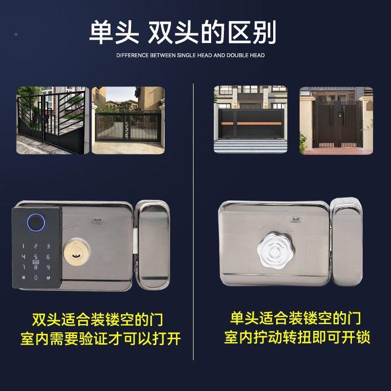 人直脸识1别指纹锁密码木门改锁装密码门工锁一件厂直销发厂家跨