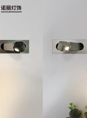 led壁灯新中式简约时自尚开床关灯动卧室灯家灯酒店头EWT阅读灯旋