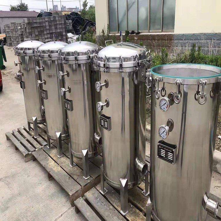 滤器工业污水废水处理过滤器不锈钢高精袋式过滤器LFD-2-8P