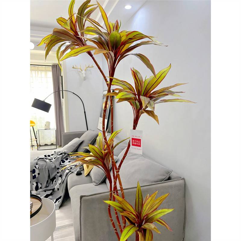 仿真朱蕉绿植高端轻奢室内客厅玄关仿生假植物诧寂风大型落地盆栽