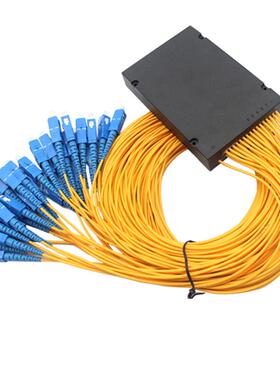 事通能C/UPC盒式器分光1S分32分光盒带SC尾NES-M-32纤光分路器电