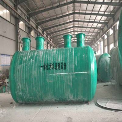 玻璃钢微动力一体化污水处理设备农村景区工地厕所生活污水处理器