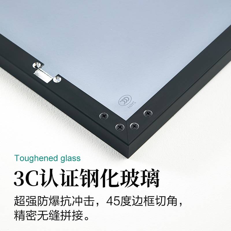 极简玻璃柜门窄边铝框上下翻玻璃门餐边橱柜酒柜书柜门衣柜移门