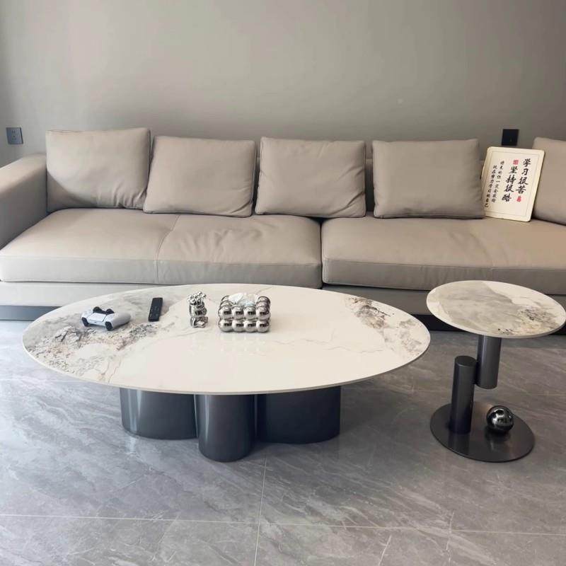 意式岩板茶几简约椭圆形不计锈现代用轻CJ-B02奢客厅家网红设师边,美容美体仪器,其它面部美容工具配件,淘宝优惠券,粉丝福利购,淘宝优惠卷