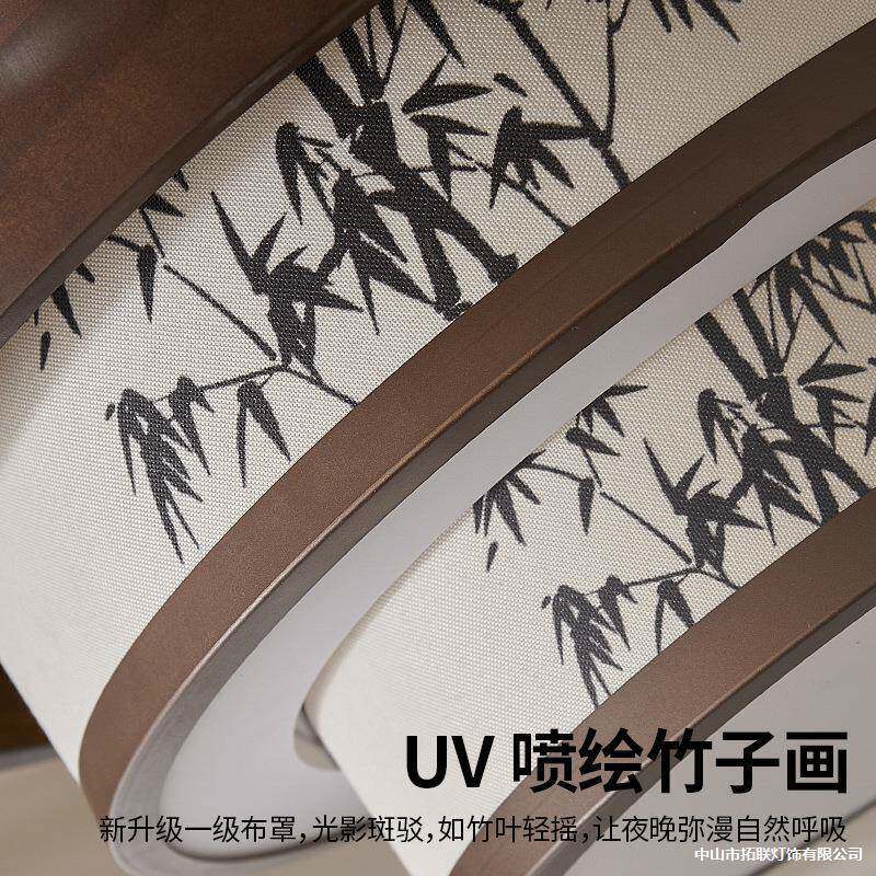 宋代学餐厅风扇灯古风全复RYR古光谱静音电扇一美体卧中室吊扇灯