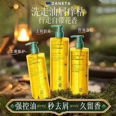 【OCT双项专利】正爱去屑洗发水蓬松止痒洗发露柔顺洗头膏500g