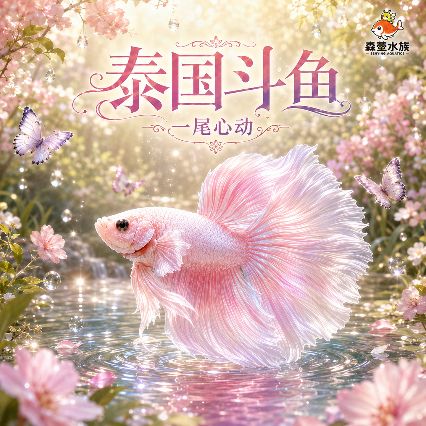 泰国斗鱼观赏鱼仙女款婚纱半月超美网红小型热带鱼淡水鱼好养易活