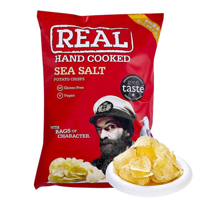 山姆会员店代购Real英国进口海盐风味原切薯片450g