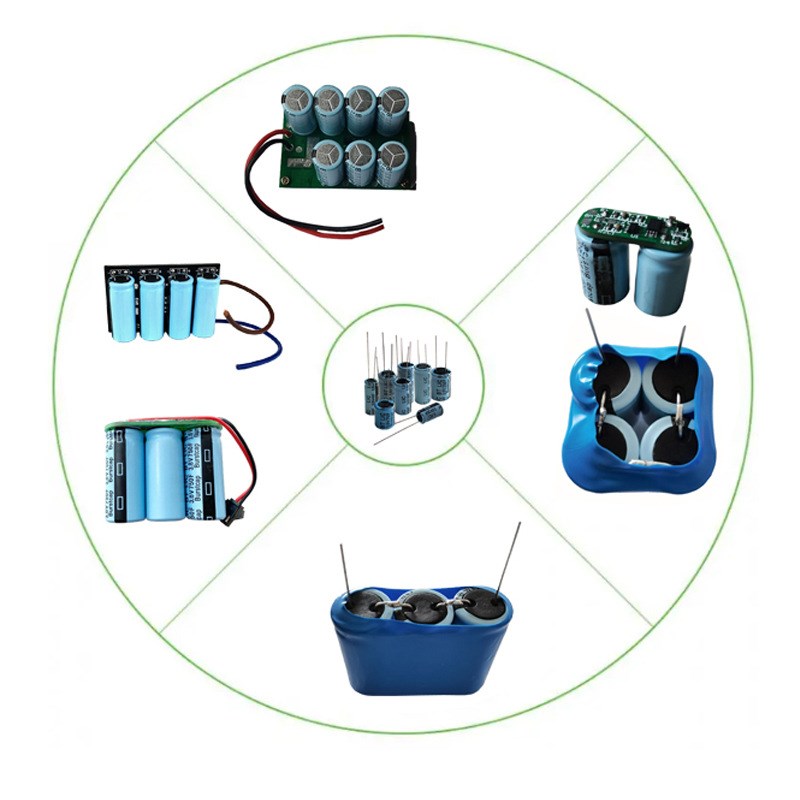 锂离子超级电容器6V 8V 12V16V21V25V-48V电池组用于电动工具