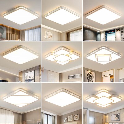 现代简约小客厅灯简约温馨卧室灯大气家用Iled吸顶灯创意房间灯具