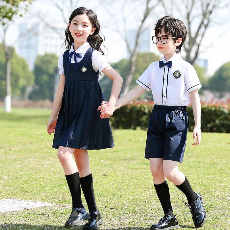 六一幼儿园演出服服装儿童园服校服套装小学生大合唱班服英伦风夏
