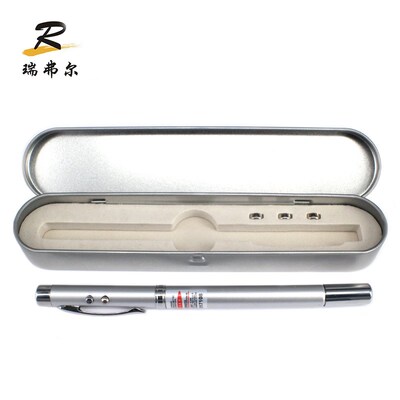 眼镜验光笔灯指示笔指挥棒笔灯一体黄光不伤眼点瞳笔带电池单只装