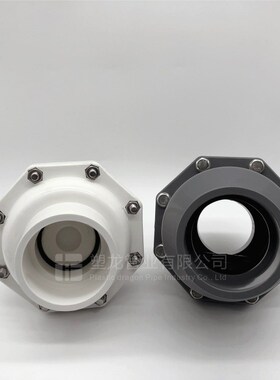 PVC止回阀翻板式63 75 90 110 160mm单向止逆阀门塑料给水管配件