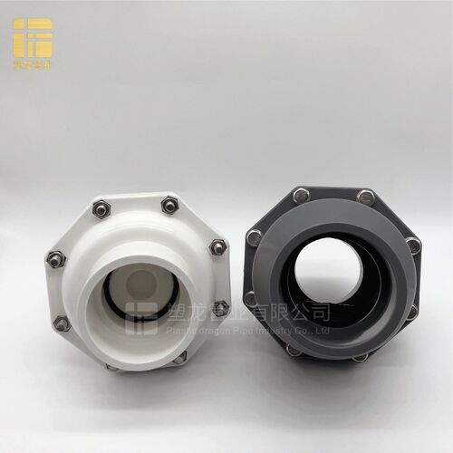 PVC止回阀翻板式63 75 90 110 160mm单向止逆阀门塑料给水管配件