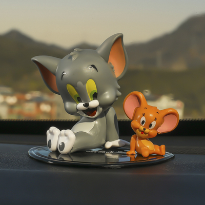 猫和老鼠汽车摆件可爱车载卡通汤姆杰瑞车内装饰中控台用品大全