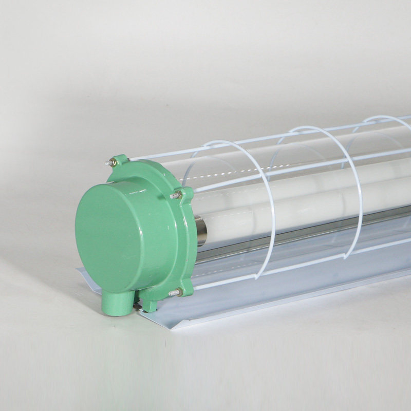 LED防爆灯荧光灯隔爆型单管双管车间厂房仓库灯罩灯管1x40w 2x40w