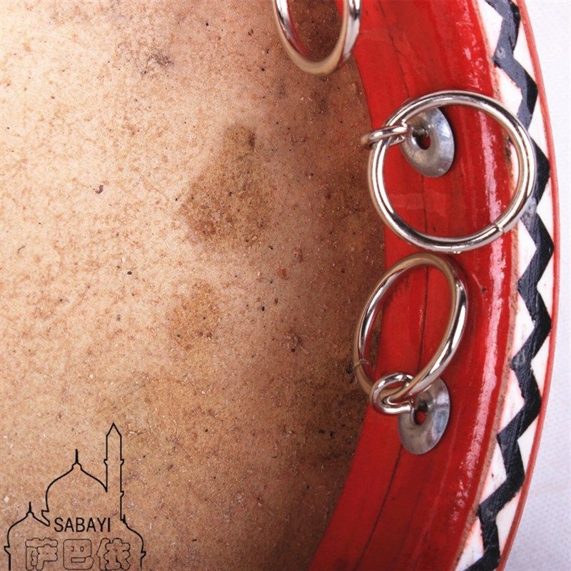 新疆维吾尔手工民族乐器彩绘手鼓舞蹈演出新疆饭店装饰鼓新疆手鼓