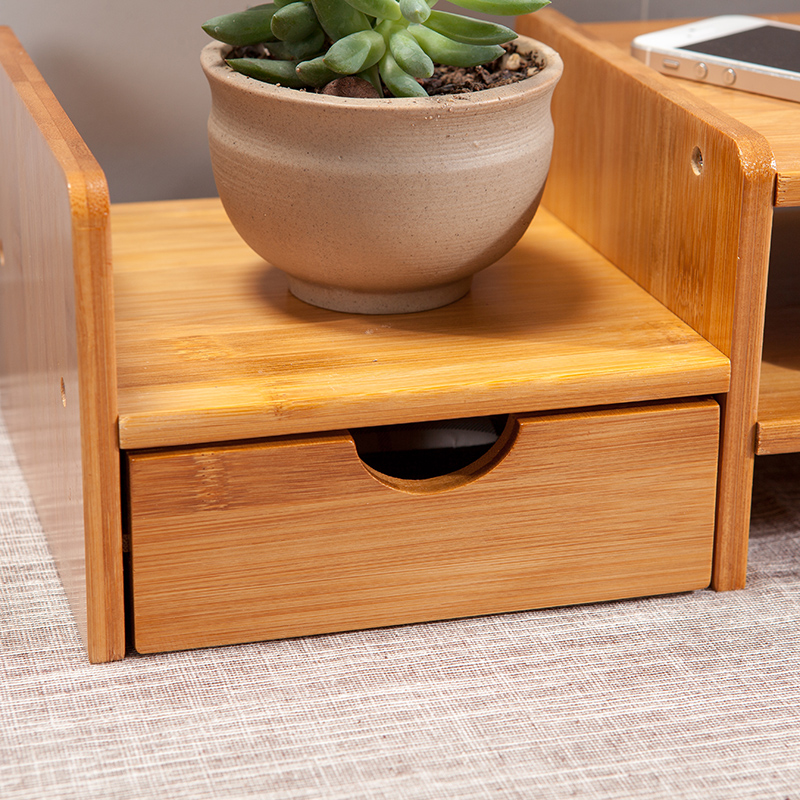 办公室台式电脑增高架桌面收纳置物垫高屏幕架子 显示器底座支架