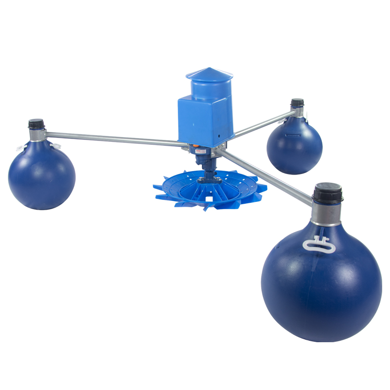 鱼塘叶轮式增氧机养殖大型制氧 养鱼浮式氧气泵大功率池塘增氧泵