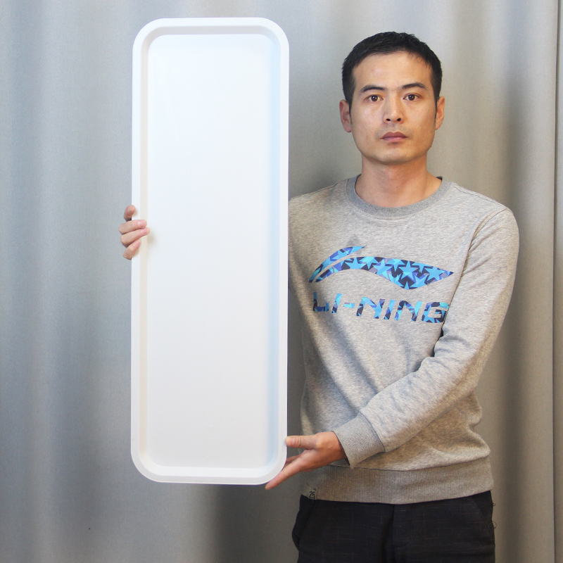 超大号尺寸长方形塑料花盆托盘阳台晾晒衣架沥水接水盘底座盆垫子