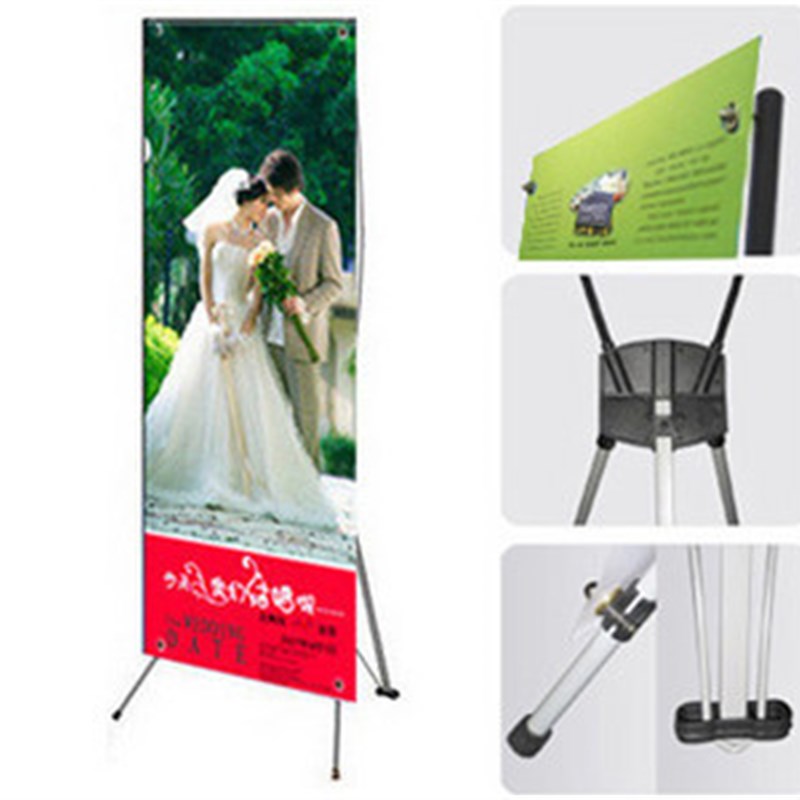 X展架易拉宝挂画架海报架展架制作结婚迎宾海报尺寸是60*160包邮