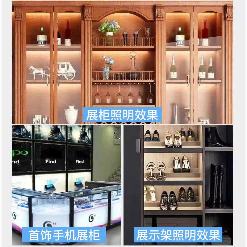 COB灯带自粘12V24v低压LED柔性软灯条吊顶橱柜商场装饰超亮线形灯