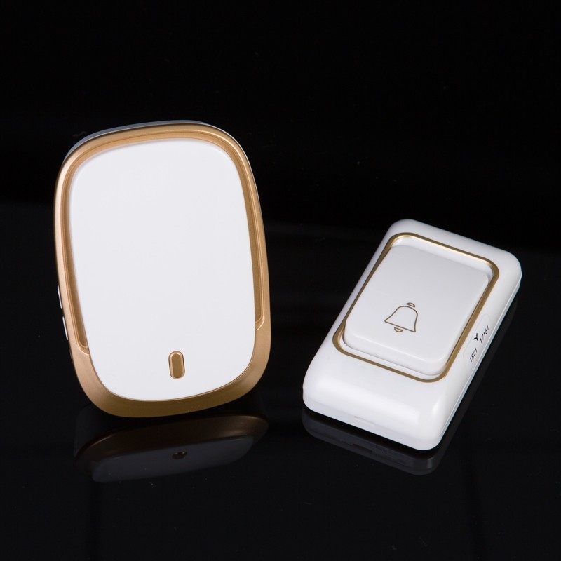 虹锐无线家用门铃超远距离无线门铃用电池一拖二拖一电子遥控门铃