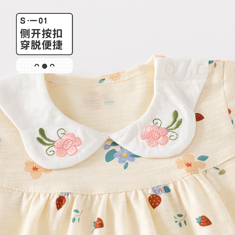 婴儿服夏装裙子女童宝宝纯棉薄款连衣裙小裙子外出可爱洋气1-4岁3