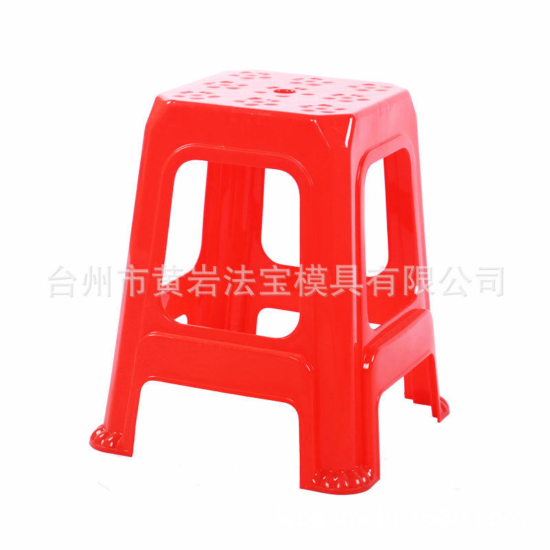 塑料凳子家用加厚板凳时尚创意经济塑胶大号熟胶椅子成人高凳模具