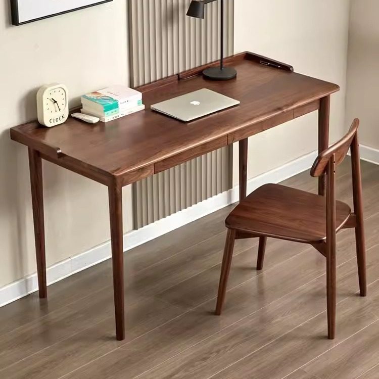 北欧黑胡桃木书桌日式樱桃木原木电脑桌书房抽屉办公桌学习写字桌,电子元器件市场,电线扎带/束线带,淘宝优惠券,粉丝福利购,淘宝优惠卷