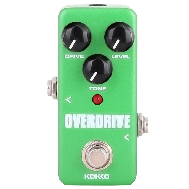 厂家生产KOKKO过载音色电吉他效果器OVERDRIVE吉他效果器旋转调节