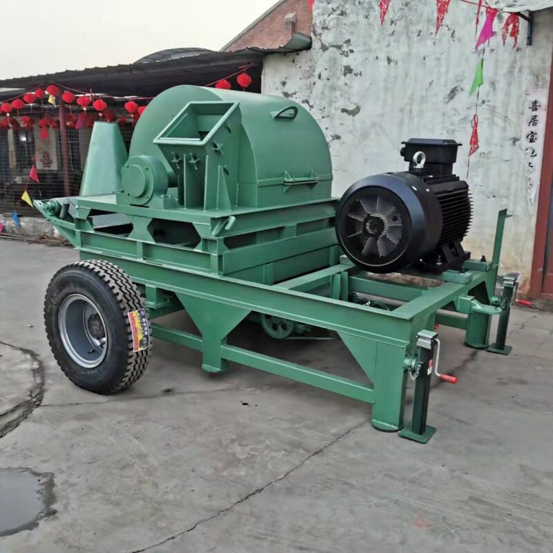 秆粉碎机锯末树枝竹子边角料破碎机电动柴油粉碎机木材粉碎机