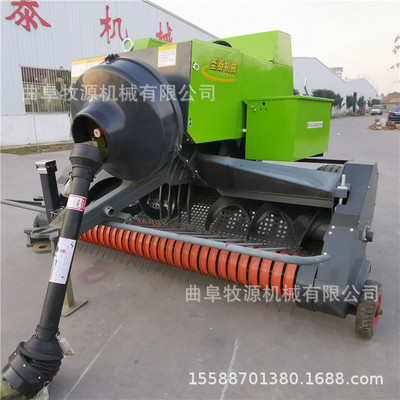 庆安县秸秆捡拾方捆打捆机 稻草麦秸方捆打包机 拖拉机牵引打捆机