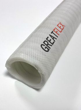 GREATFLEX白色食品级耐高压双层钢丝夹布硅胶软管厂家FP32