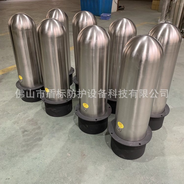 步行街不锈钢活动路桩可移动隔离警示柱学校小区停车场阻挡车路障
