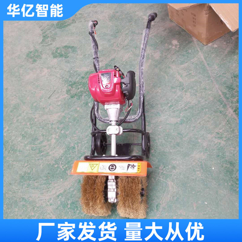 手推式汽油钢板除锈机多功能电动除锈机钢板甲板除锈机