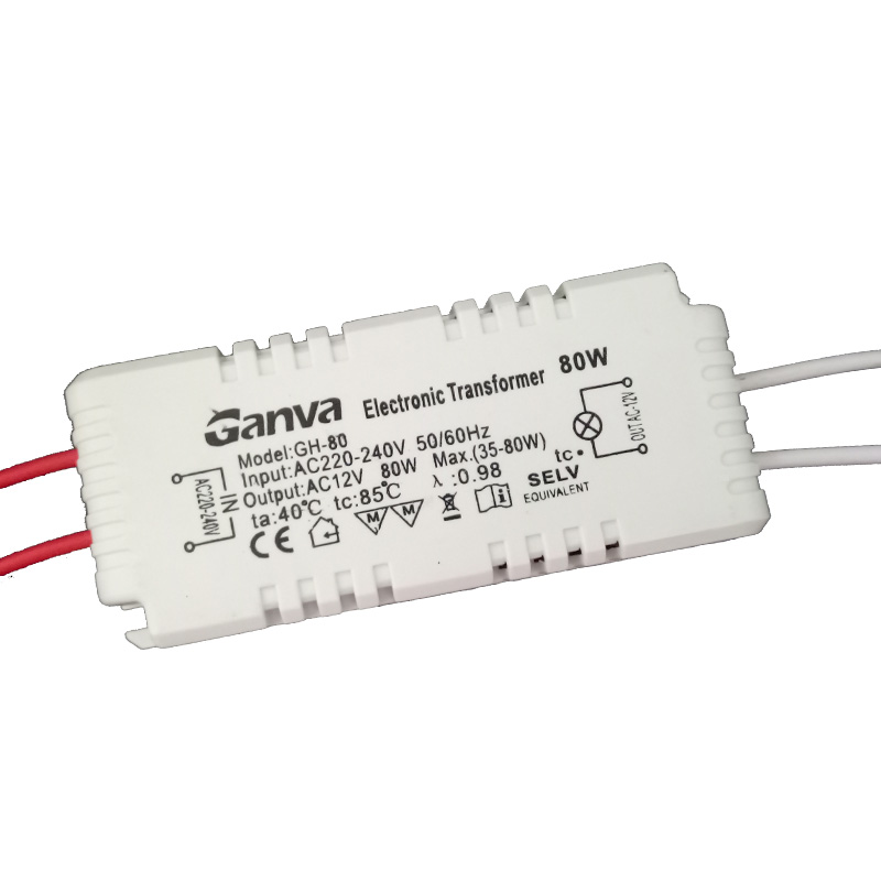 卤素灯珠电子变压器镇流器220v转AC12V水晶灯驱动电源G4G9led
