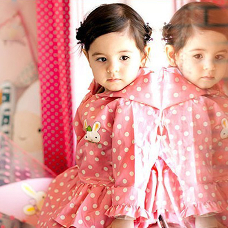 儿童雨衣宝宝小学生幼儿园加厚透气卡通大童雨披男女童大帽檐斗篷