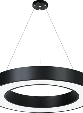 LED室内圆形空心吊灯商业造型灯异型铝合金吊灯608090灯