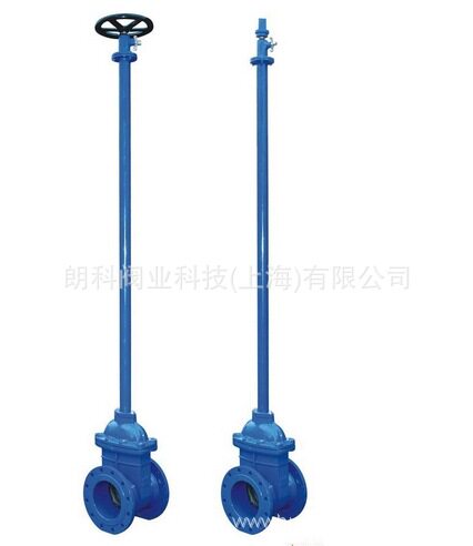 朗科阀业生产弹性座封闸阀 直埋式加长杆弹性座封闸阀RVCX(SZ45X)