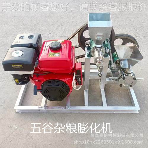 小轿车后备箱玉米杂粮膨化机 流动摆摊杂粮膨化机