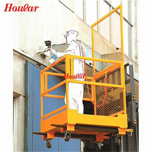 现货供应NK0ABC货叉载人平台深圳叉车属具带护栏空载人平台