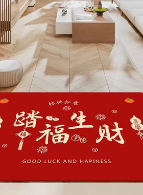 Gravity入户门垫乔迁家用红色喜庆进门口玄关走廊门垫卧室地垫