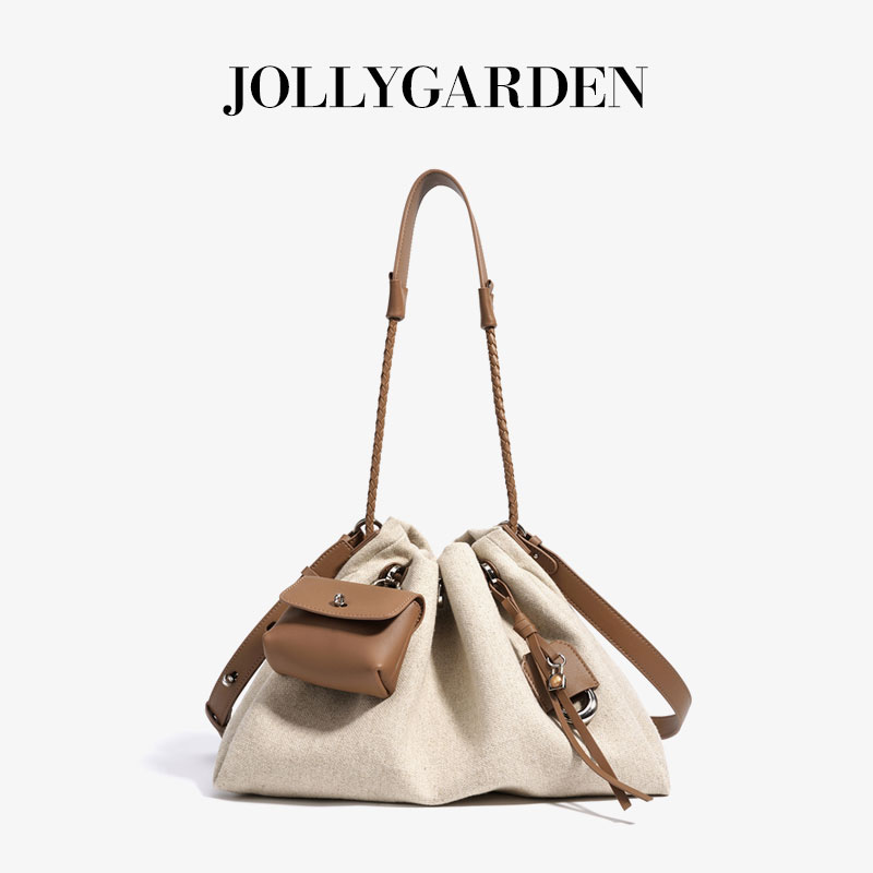 云朵包托特包亚麻中号通勤百搭