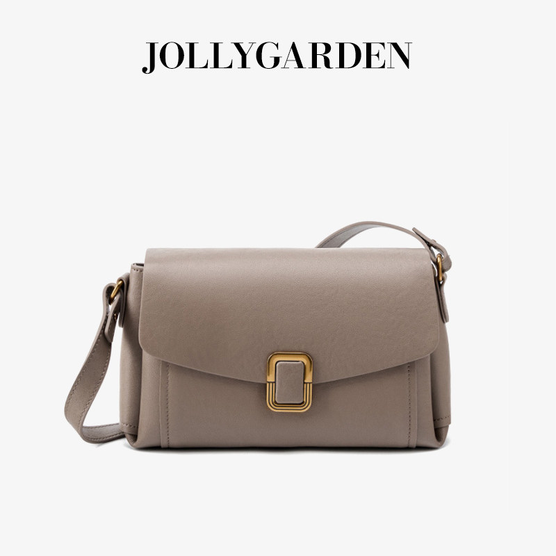 JOLLY GARDEN【璃影】新年礼物真皮小方包通勤女士百搭单肩斜挎包,箱包皮具/热销女包/男包,小方包,淘宝优惠券,粉丝福利购,淘宝优惠卷