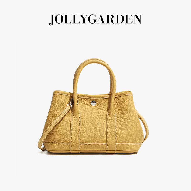 JOLLYGARDEN头层牛皮时尚托特包