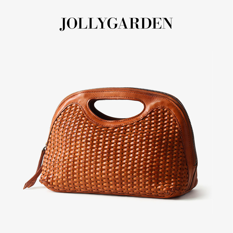 JOLLY GARDEN【藤言】新款度假风编织包小巧手提单肩斜挎菜篮子包,箱包皮具/热销女包/男包,编织包,淘宝优惠券,粉丝福利购,淘宝优惠卷